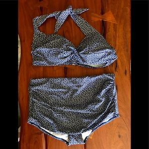 Retro Style Bathing Suit SZ XL 16/18 New